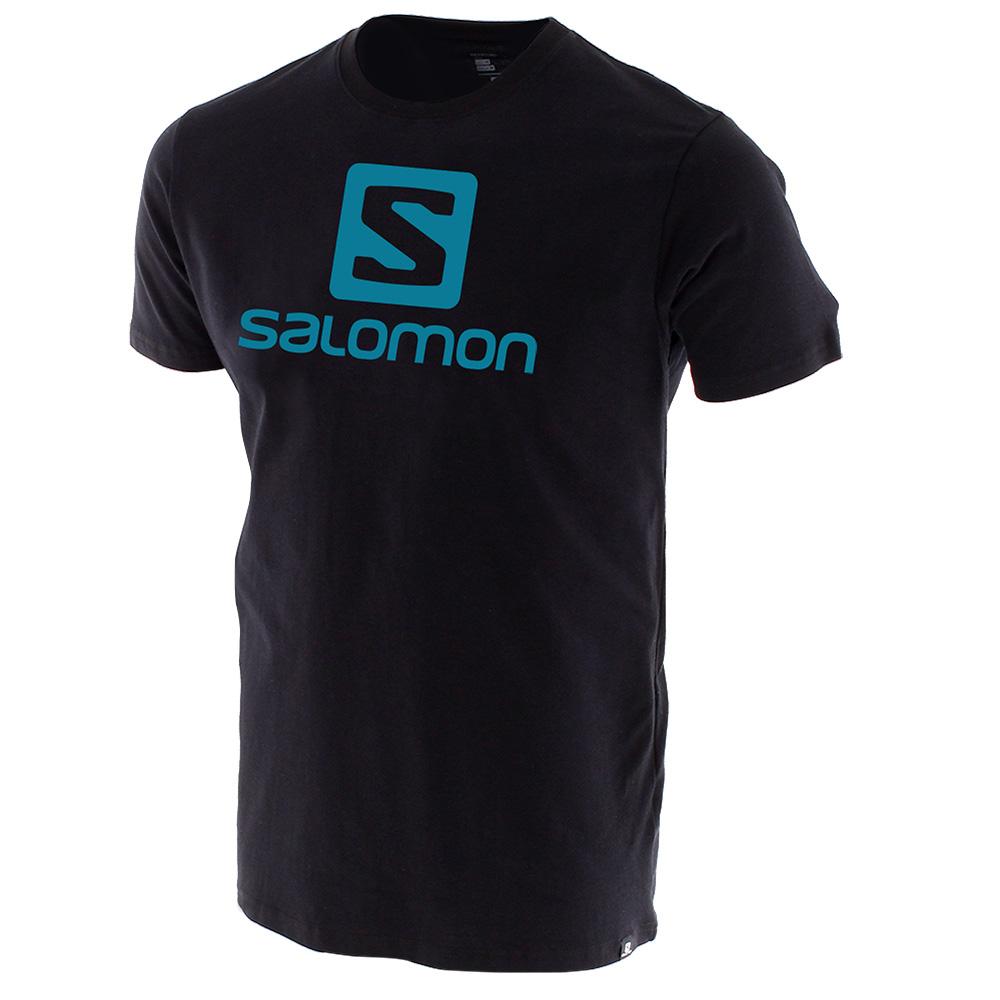 Camisetas Salomon Niños Negras - Salomon Argentina ACHIEVE SS B,782014-ESC